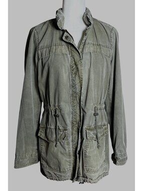 Military Inspired GH Bass Utility Jacket Gorpcore Outdoors Rugged Chore Wom S